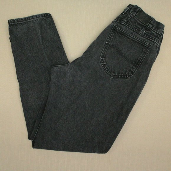 Vintage Lee High Waist Tapered Leg Mom Jeans Women's Size 12 Union Made In USA - Picture 6 of 9